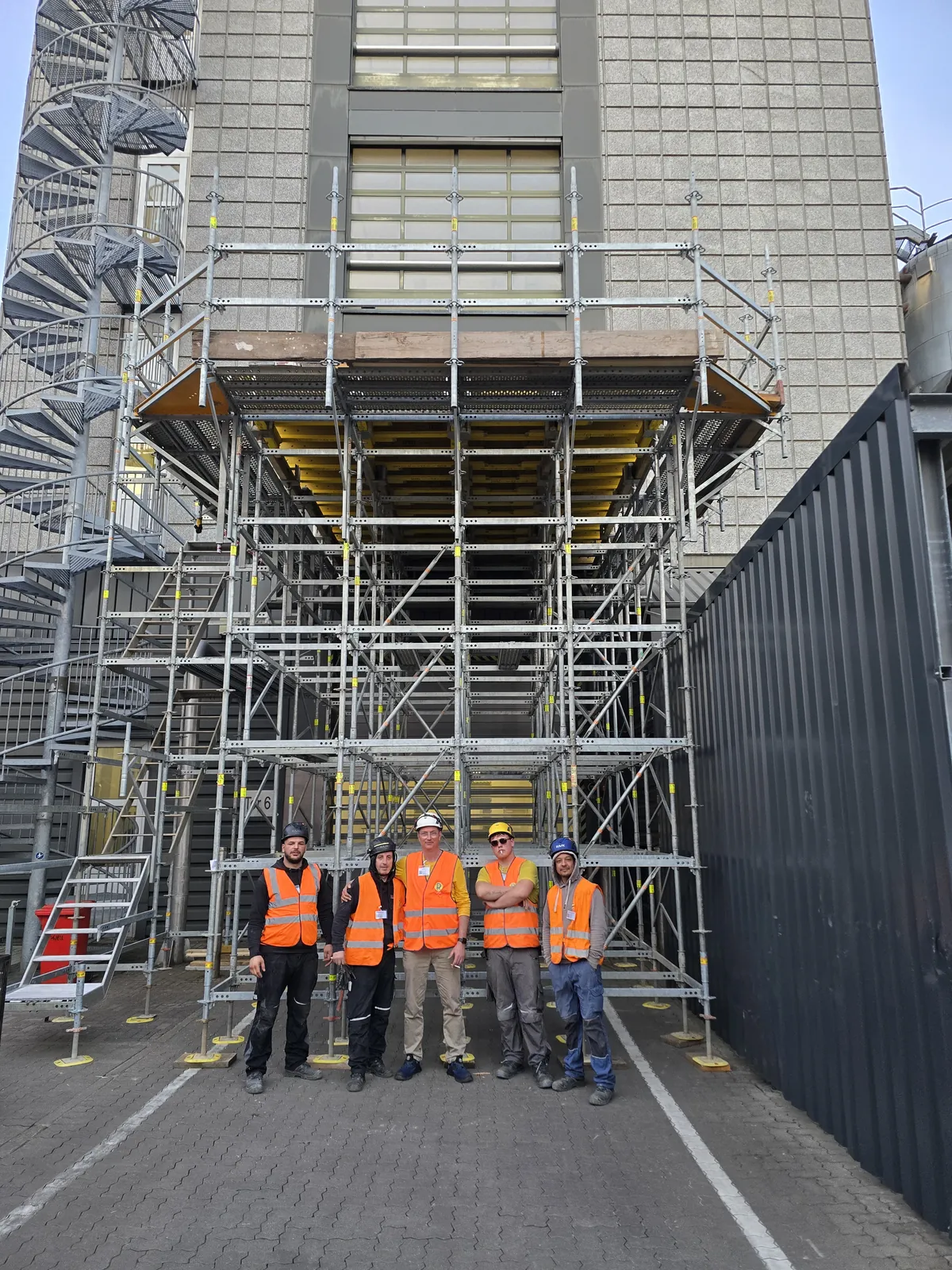 Falsework from one of our own projects