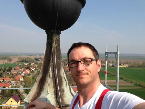 Christian Pronin, master scaffolder from Hamburg