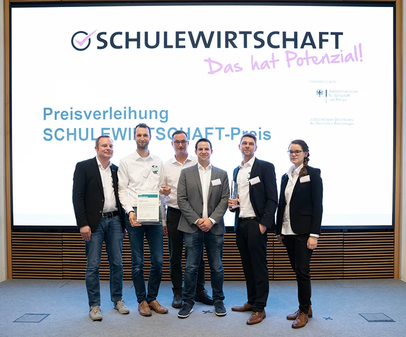 SchuleWirtschaft award – training commitment of Rohrgerüstbau Pronin