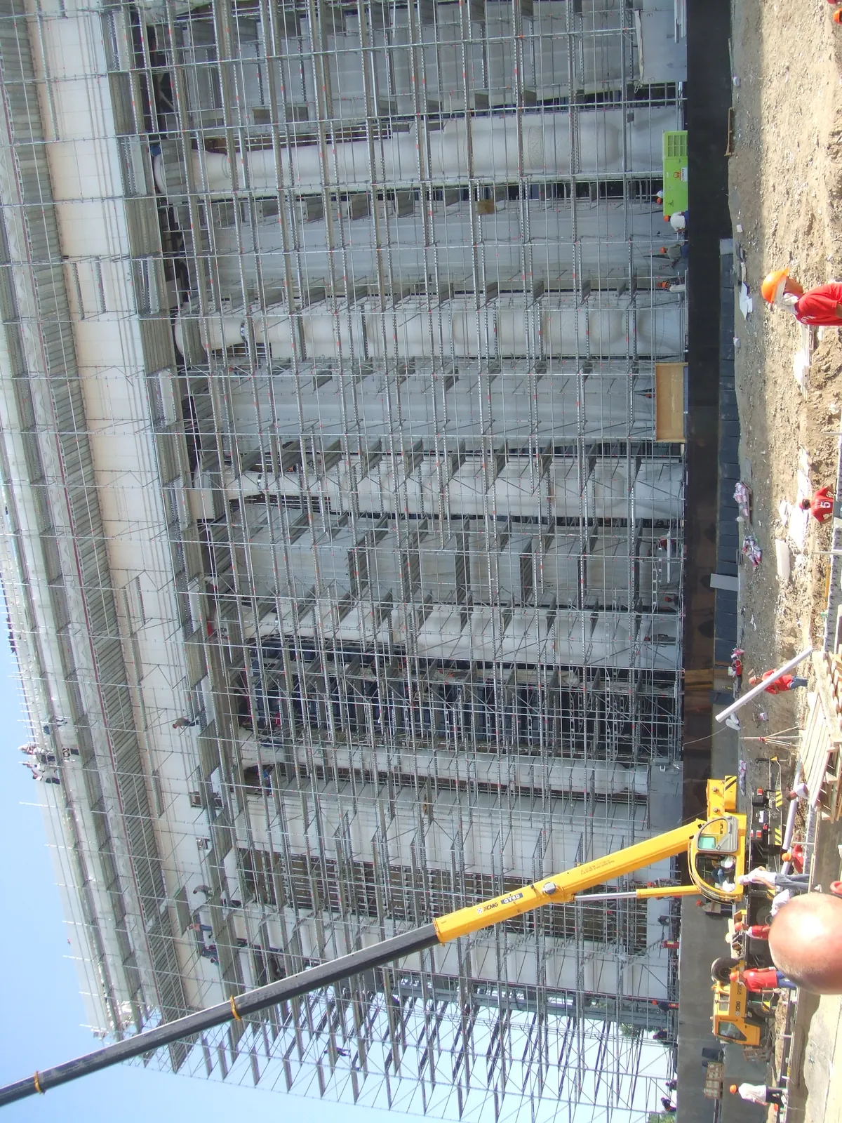 Scaffolding project in Uzbekistan (view 1)
