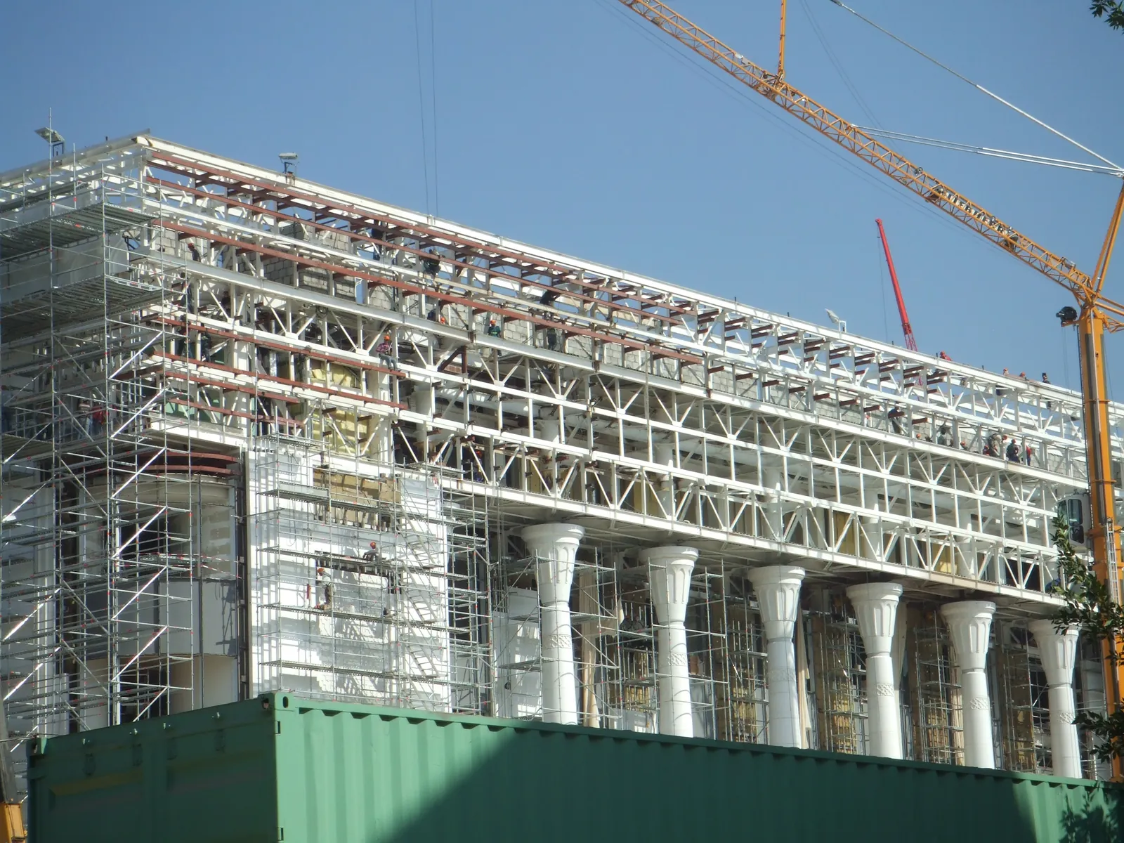 Scaffolding project in Uzbekistan (view 2)